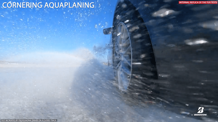 Turanza 6 cornering hydroplaning
